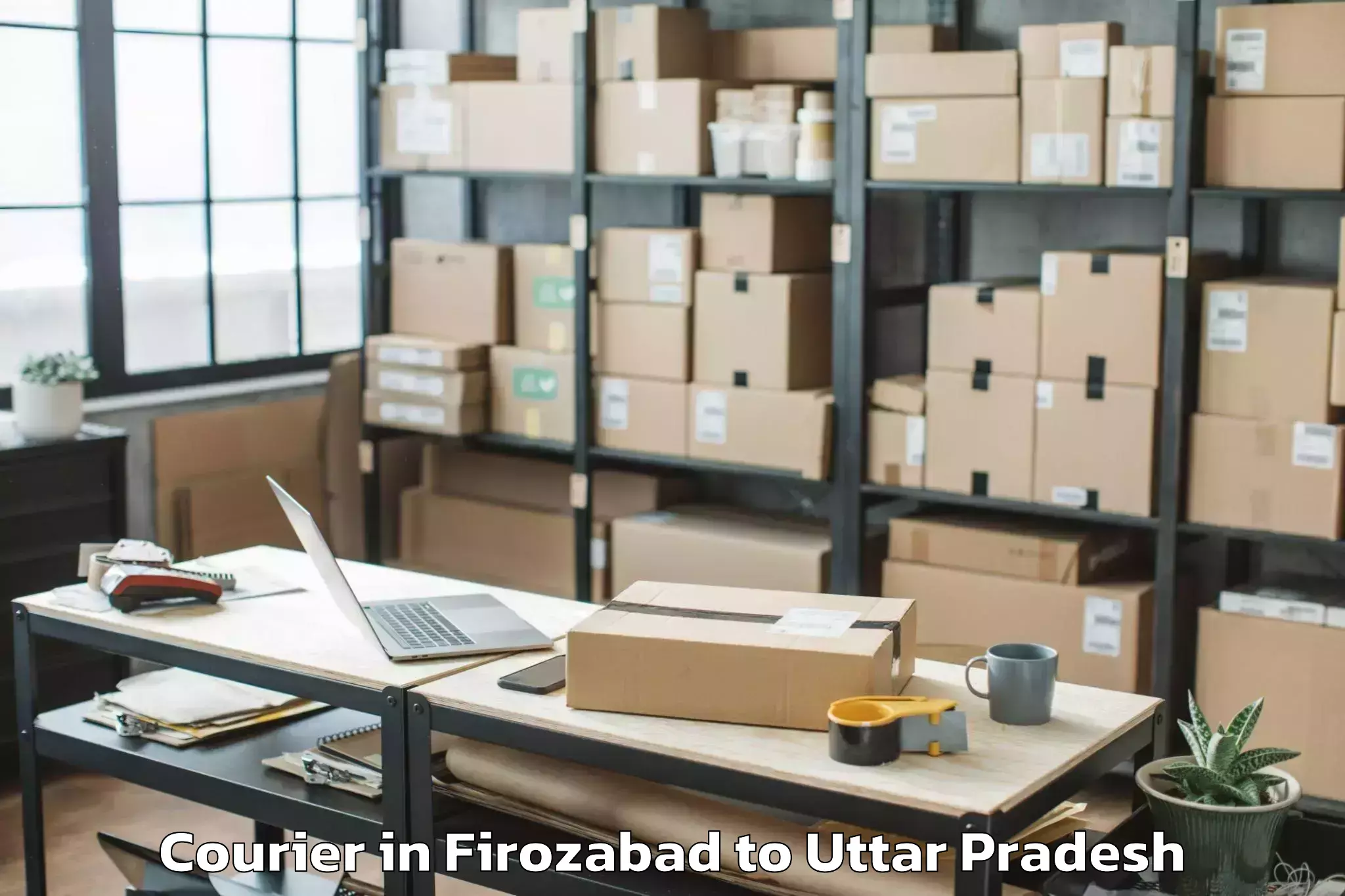 Book Firozabad to Mohan Courier Online